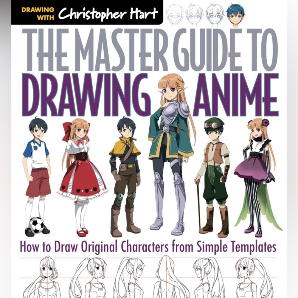 NEW The Master Guide to Drawing Anime Cartoon Step By Step Book 144 Page